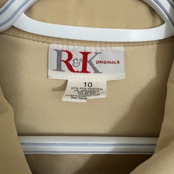 Two-Tone Beige and Black Women's Jacket - Picture 2 of 4